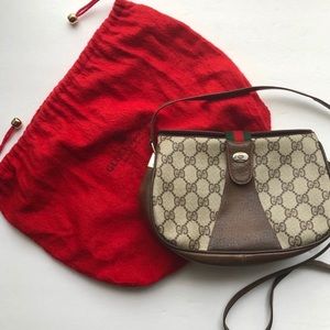 GUCCI Authentic Vintage Supreme Crossbody Purse